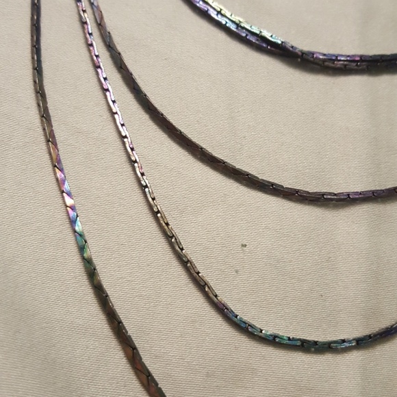 Oilslick necklace - Picture 2 of 5